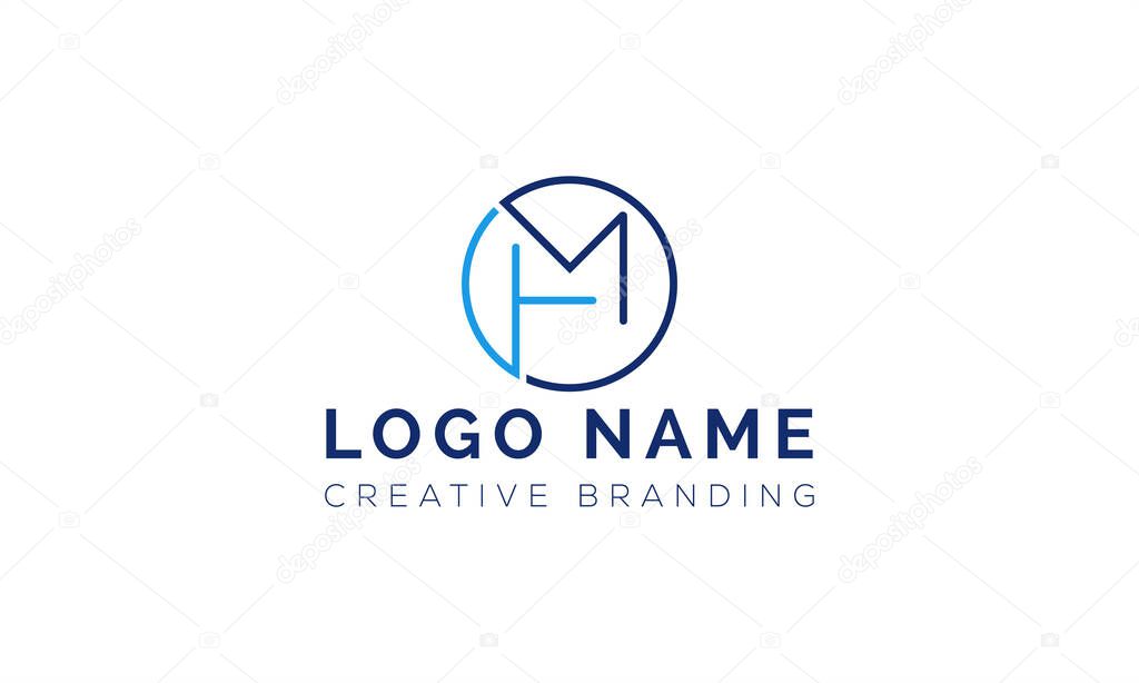 Minimalist HM Logo for Branding and Identity.