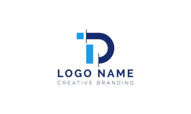 Markalaşma ve Kimlik için Minimalist D Logosu.