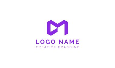 Minimalist CM Logo for Branding and Identity.