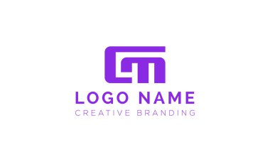Minimalist CM Logo for Branding and Identity.