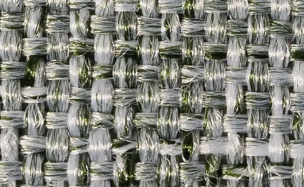 Gri dokuma kumaş makro fotoğraf.