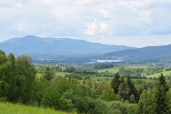 Karpat dağlarının güzel manzarası