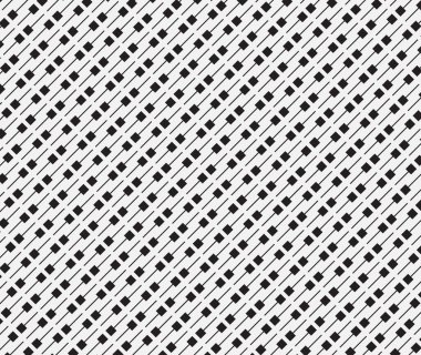 Çizgi soyut şablon tasarım vektörüyle kare