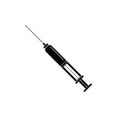 Şırınga vektör resimli logo tasarımı