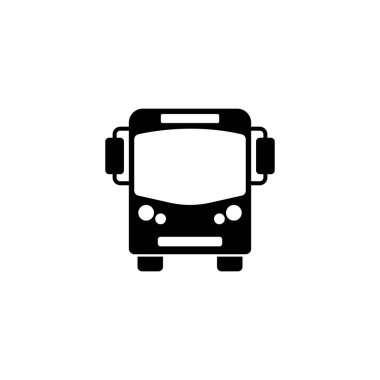 bus simgesi vektör illüstrasyon tasarımı