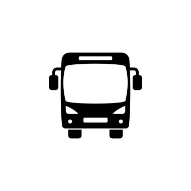 bus simgesi vektör illüstrasyon tasarımı