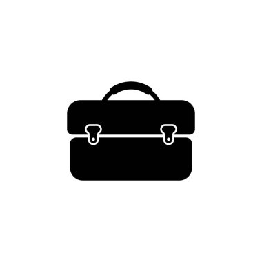 bavul ikonu vektör illüstrasyon logo tasarımı