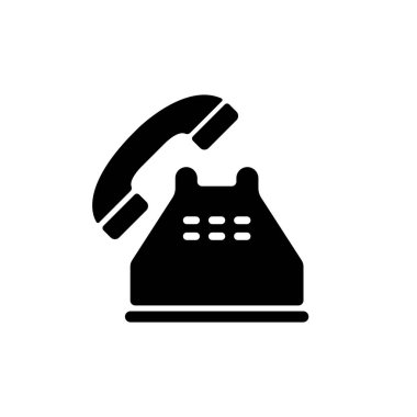 telefon simgesi vektör illüstrasyon logo tasarımı