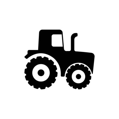 Traktör simgesi vektör illüstrasyon logo tasarımı