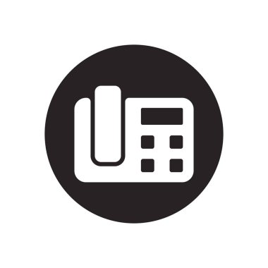 telefon simgesi vektör illüstrasyon logo tasarımı