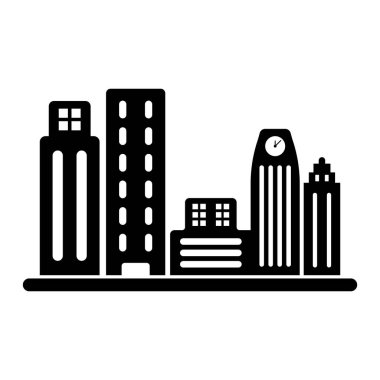 building icon vector illustration logo design