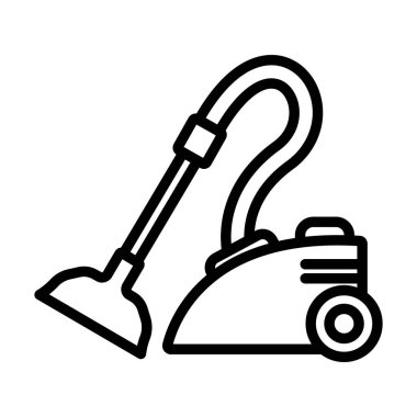 vacuum cleaner icon vector illustration logo design