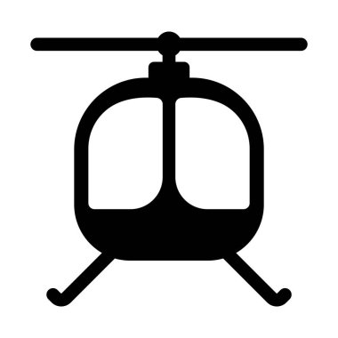 helicopter icon vector illustration logo design
