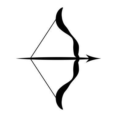 archery icon vector illustration logo design