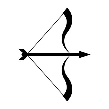 archery icon vector illustration logo design