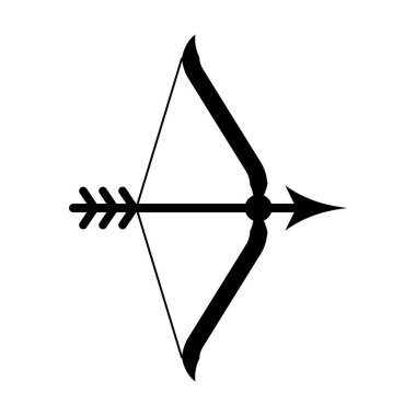 archery icon vector illustration logo design