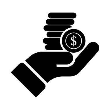 coin icon vector illustration logo design