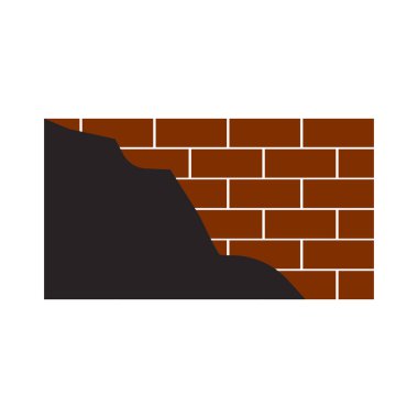 brick icon vector illustration logo design