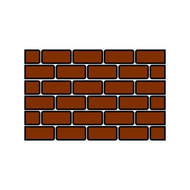 brick icon vector illustration logo design