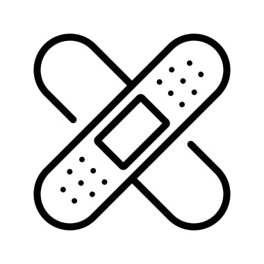 plaster icon vector illustration logo design