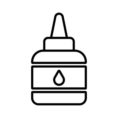 Yapıştırıcı simgesi vektör illüstrasyon logo tasarımı