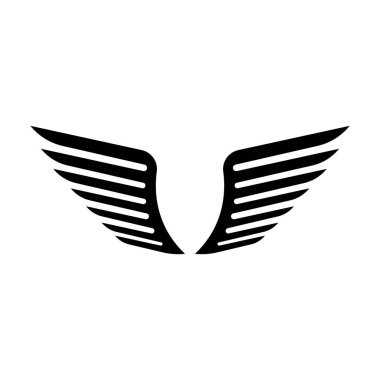 wing icon vector illustration logo design