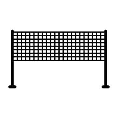 volleyball net icon vector illustartion logo design
