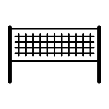 volleyball net icon vector illustartion logo design