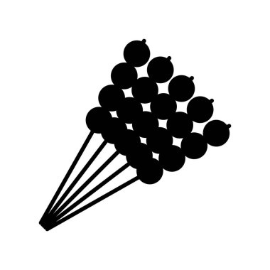 satay icon vector illustration logo design