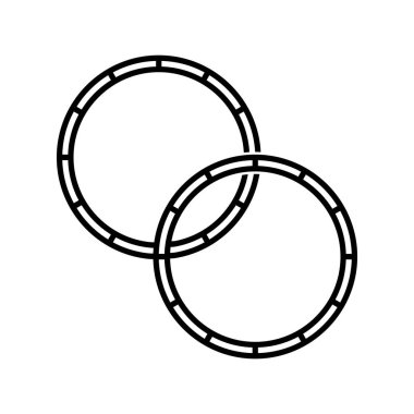 hulahup icon vector illustration logo design