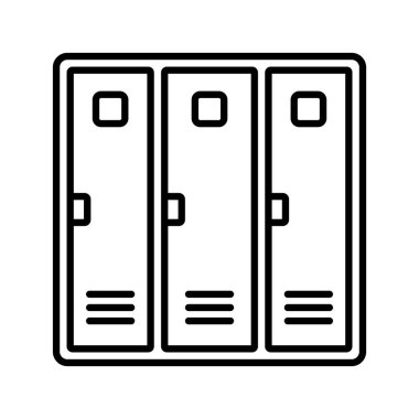 locker icon vector illustration logo deisgn