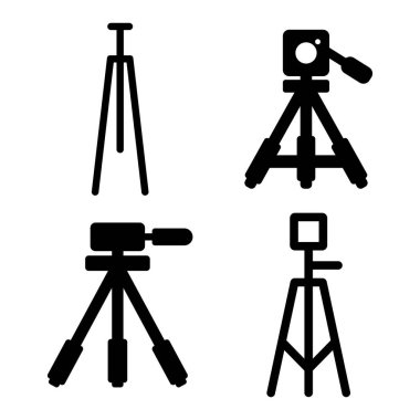 tripod icon vector illustration logo design