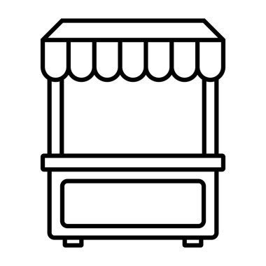 food court icon vector illustration logo design