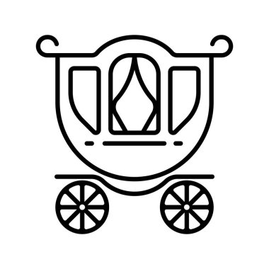 carriage icon vector illustration logo design