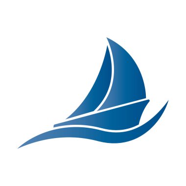 tekne simgesi vektör illüstrasyon logo tasarımı
