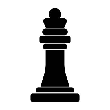 Satranç ikonu vektör illüstrasyon logo tasarımı