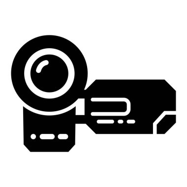 el kamerası simgesi vektör illüstrasyon logo tasarımı
