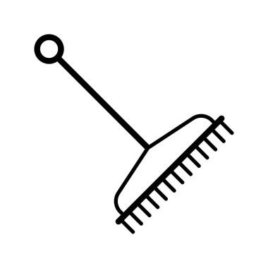 tırmık simgesi vektör illüstrasyon logosu deisgn