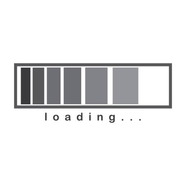 Loading icon vector illustration symbol design