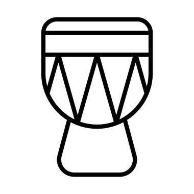 davul simgesi illüstrasyon tasarımı