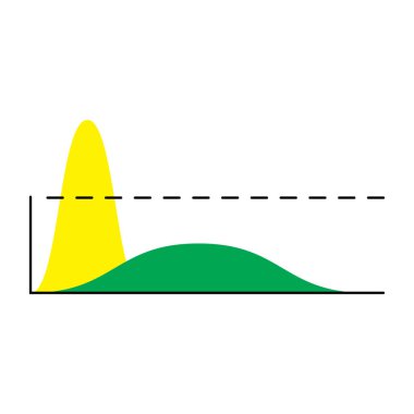 Kurva simge illüstrasyon logo tasarımı