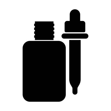 Serum simgesi vektör illüstrasyon logo tasarımı