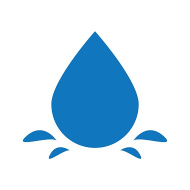 Water drop icon vector illustration symbol design