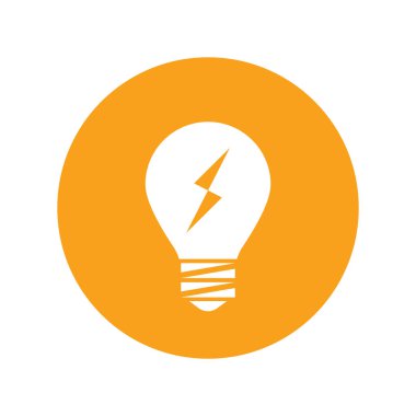 ampul vektör resmetme sembolü tasarımı