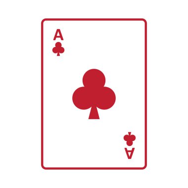 Kart simgesi vektör illüstrasyon logo tasarımı oynanıyor