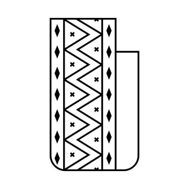 Songket simgesi vektör illüstrasyon logo tasarımı