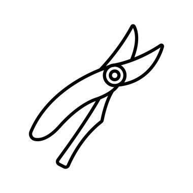 bahçe işleri simgesi vektör illüstrasyon logo tasarımı