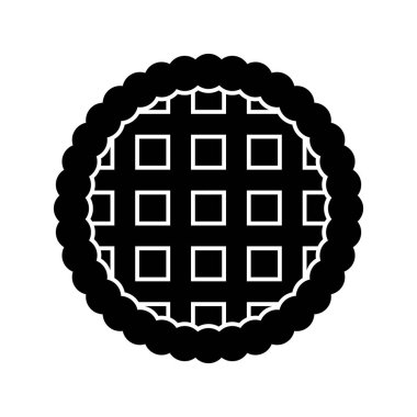 turta simgesi vektör illüstrasyon logo tasarımı