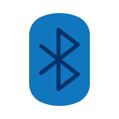Bluetooth simge vektör illüstrasyon logo tasarımı