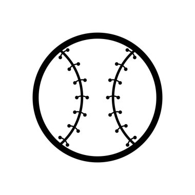 beysbol ikonu vektör illüstrasyon logosu tasarımı